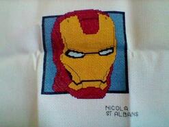 Cross stitch square for Louis B's quilt