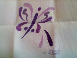 Cross stitch square for Anoosha M's quilt