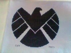 Cross stitch square for Alexander's quilt