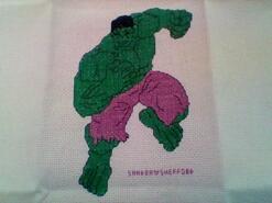 Cross stitch square for Charlie M's quilt