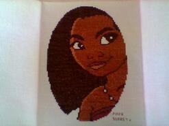 Cross stitch square for Dakota-Marie's quilt