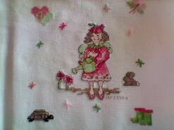 Cross stitch square for Emily S's quilt