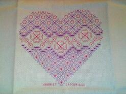 Cross stitch square for Kaydee W's quilt