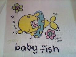 Cross stitch square for Tyler R's quilt