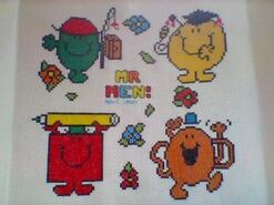 Cross stitch square for Reuben C's quilt