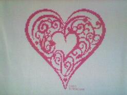 Cross stitch square for Kaydee W's quilt