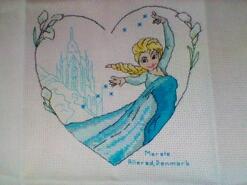 Cross stitch square for Lillie-Mai's quilt