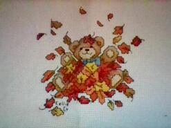 Cross stitch square for Bonnie-Rose's quilt