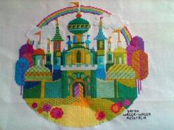 Cross stitch square for Tiahna H's quilt