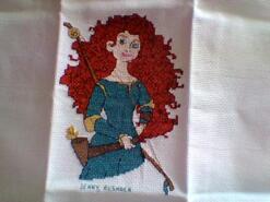 Cross stitch square for Zainab F's quilt