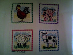 Cross stitch square for Eleanor N's quilt