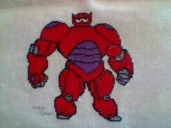 Cross stitch square for Jacob M's quilt