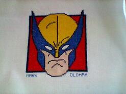 Cross stitch square for Theo W's quilt