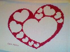 Cross stitch square for Bonnie-Rose's quilt