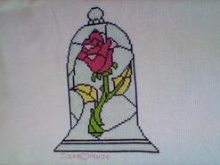 Cross stitch square for Bonnie-Rose's quilt