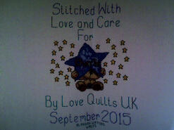 Cross stitch square for Charlie A's quilt