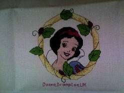 Cross stitch square for Isabella E's quilt