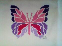 Cross stitch square for Maisie's quilt