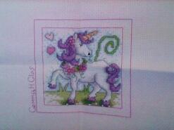 Cross stitch square for Lucie B's quilt
