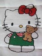 Cross stitch square for Lexi-May's quilt