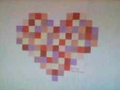 Cross stitch square for Ella-Mae's quilt
