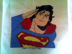 Cross stitch square for Jakoby H's quilt