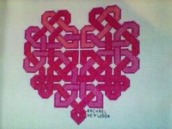 Cross stitch square for Phoebe C's quilt