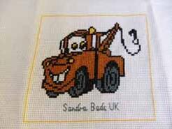 Cross stitch square for Benjamin S's quilt