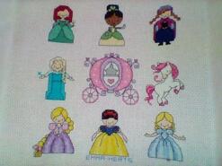 Cross stitch square for Addison B's quilt