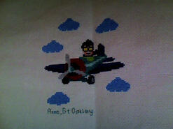 Cross stitch square for Eric A's quilt