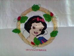Cross stitch square for Molly-Mae's quilt