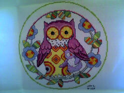 Cross stitch square for Matilda L's quilt