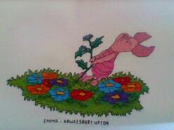 Cross stitch square for (QUILTED) Disney's quilt