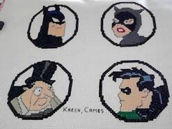 Cross stitch square for Riley M's quilt