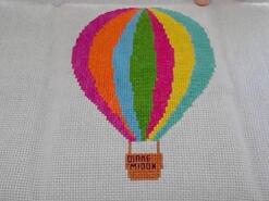 Cross stitch square for Iris C's quilt