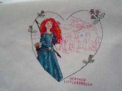 Cross stitch square for Phoebe C's quilt