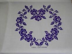 Cross stitch square for Olivia G's quilt