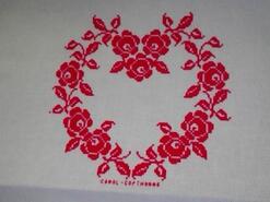 Cross stitch square for Hope's quilt