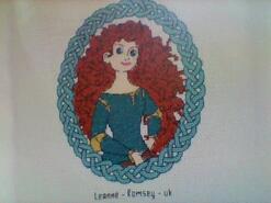 Cross stitch square for Molly-Mae's quilt