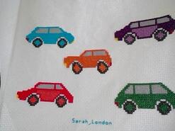 Cross stitch square for Mason W's quilt