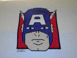 Cross stitch square for Riley M's quilt