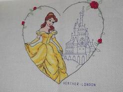 Cross stitch square for Molly-Mae's quilt