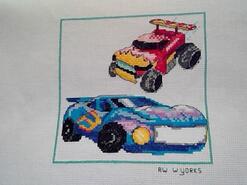 Cross stitch square for Mason W's quilt