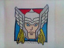 Cross stitch square for Alfie P's quilt