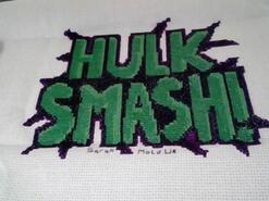 Cross stitch square for Mason's quilt