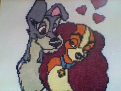 Cross stitch square for Josie-Mae J's quilt