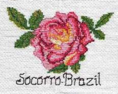 Cross stitch square for Rose P's quilt