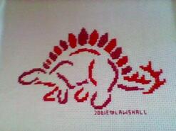 Cross stitch square for Charlie F's quilt