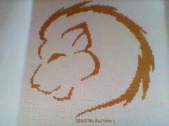 Cross stitch square for any child