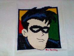 Cross stitch square for Mason's quilt